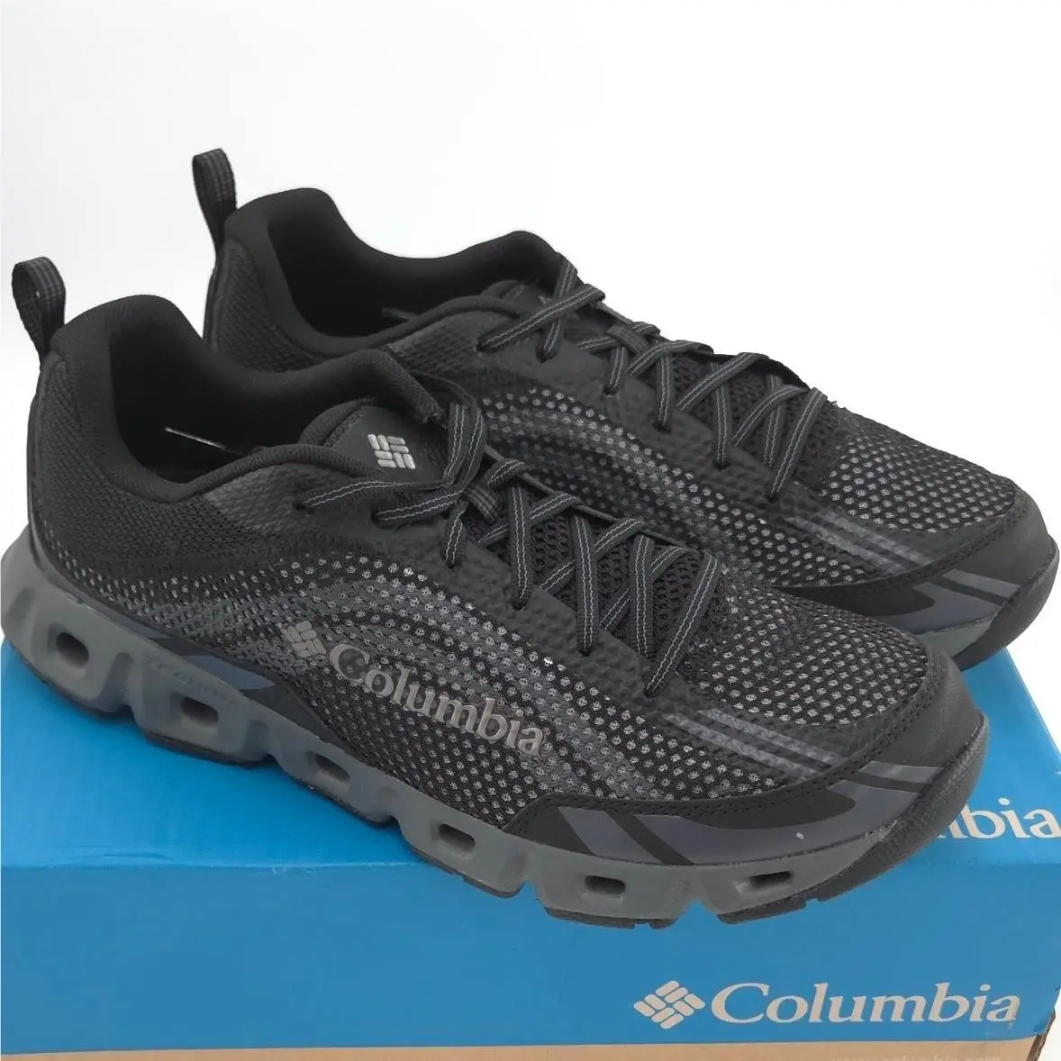 Drainmaker IV Water Shoes Mens 10 Black Hybrid Hiking Sneakers by Columbia