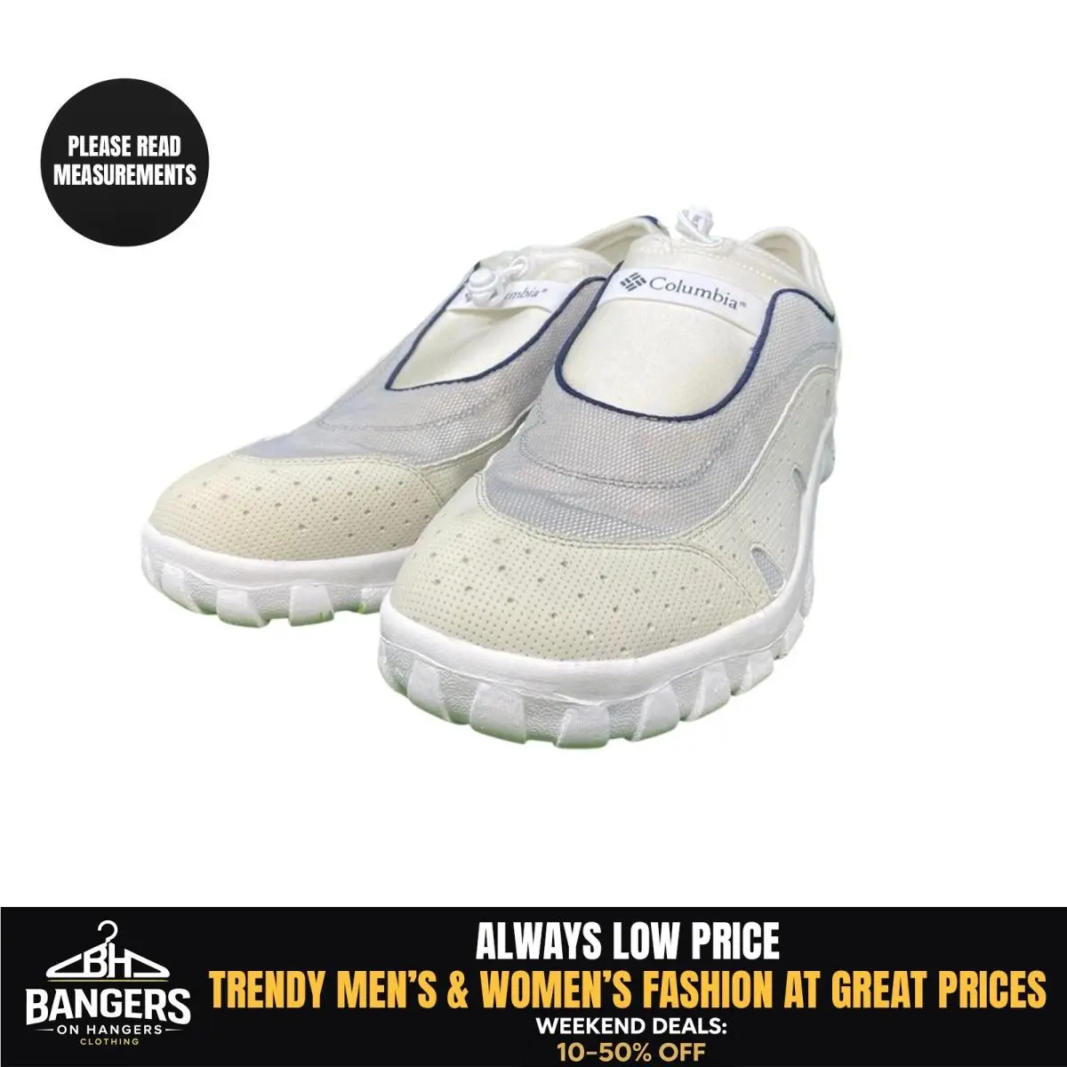 Watusi Water Trainer Men`s 14 Gray Toggle Close Fishing Hiking Outdoor by Columbia