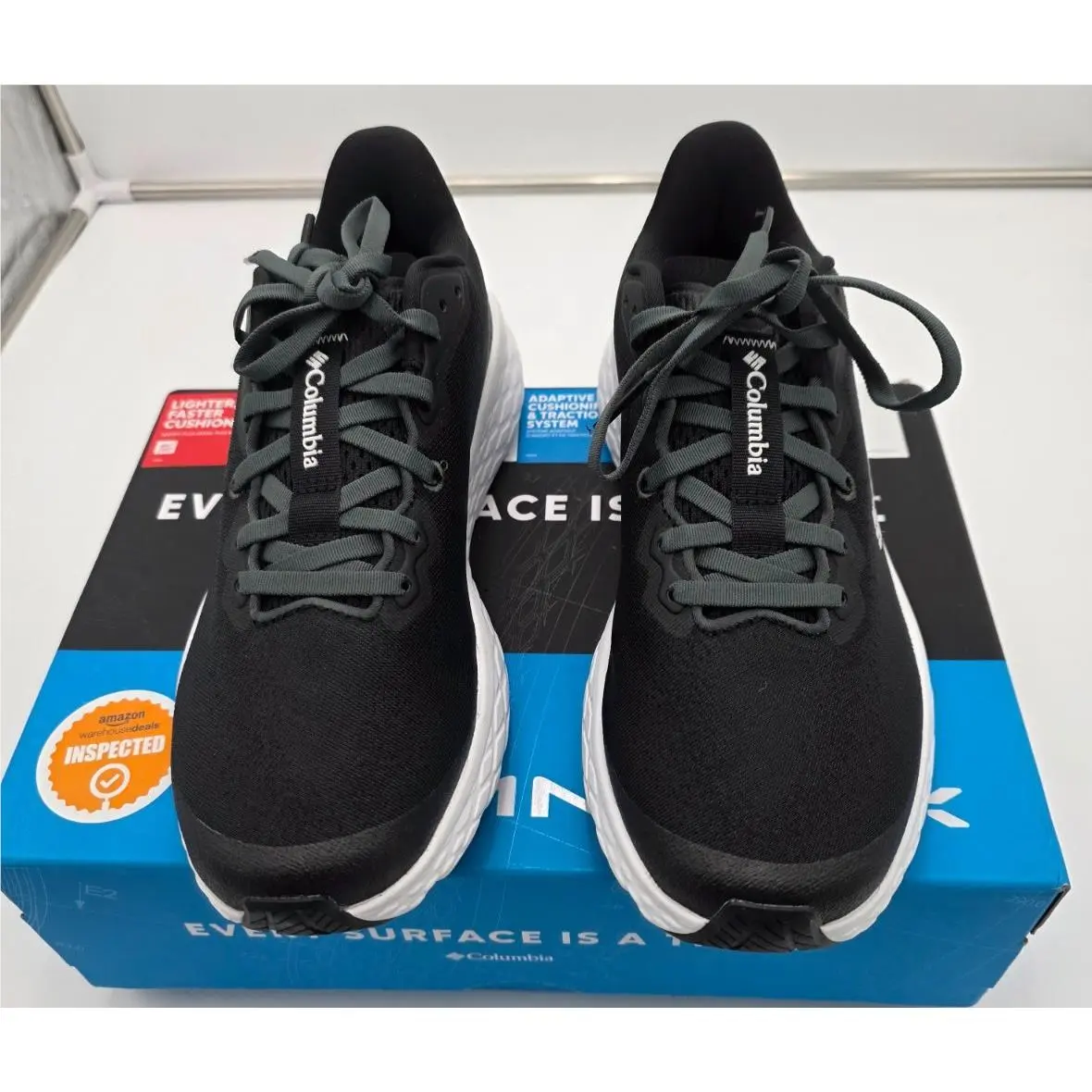Columbia shoes - Columbia Konos Featherweight - Konos Featherweight - 2141621 - Black / White (UPC: 195982904016) 9