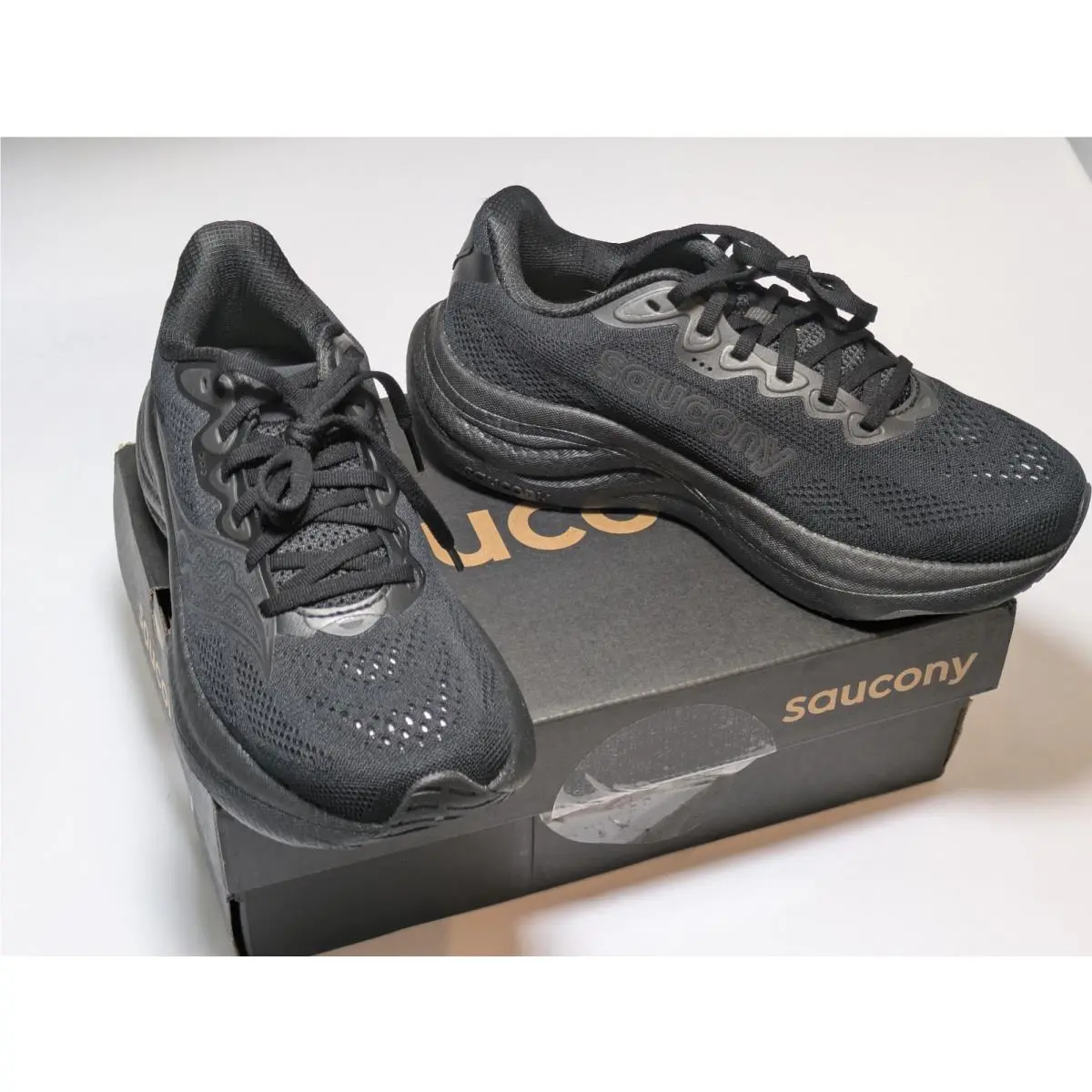 Saucony Ride 19 Shoes Women’s Black Running Athletic Sneakers