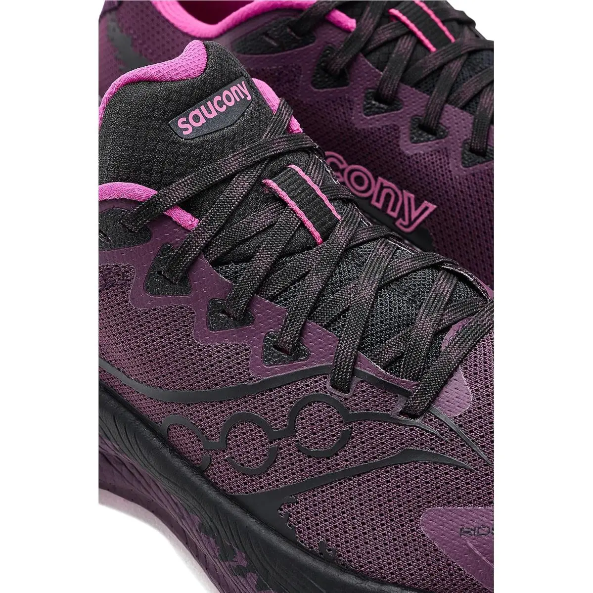 Saucony shoes - Eggplant/Black 4