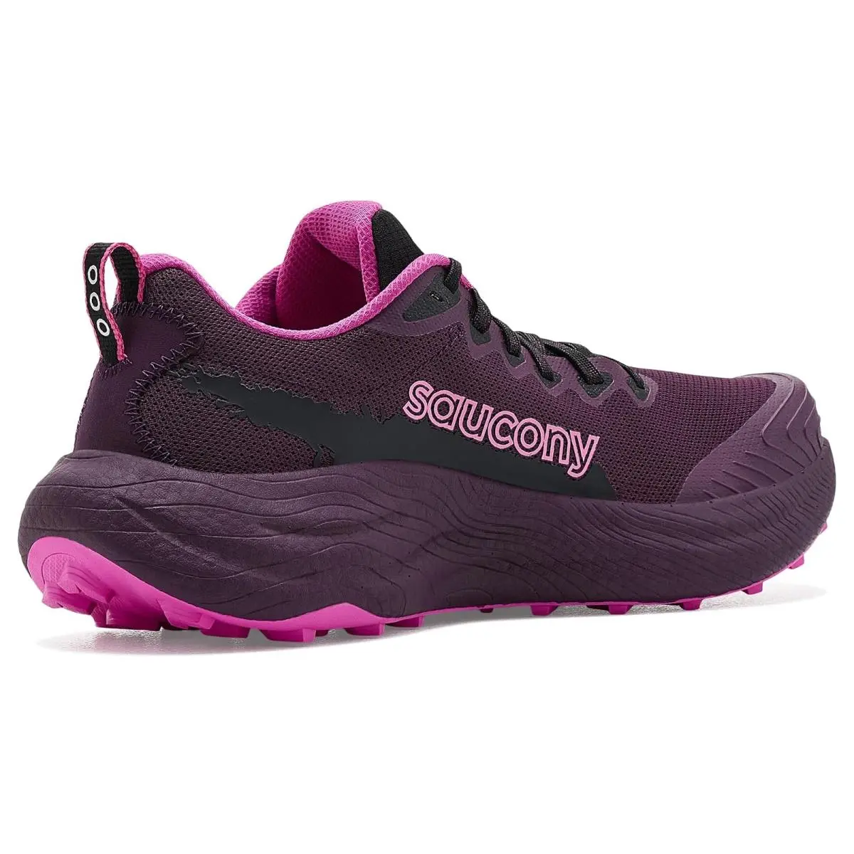 Saucony shoes - Eggplant/Black 8