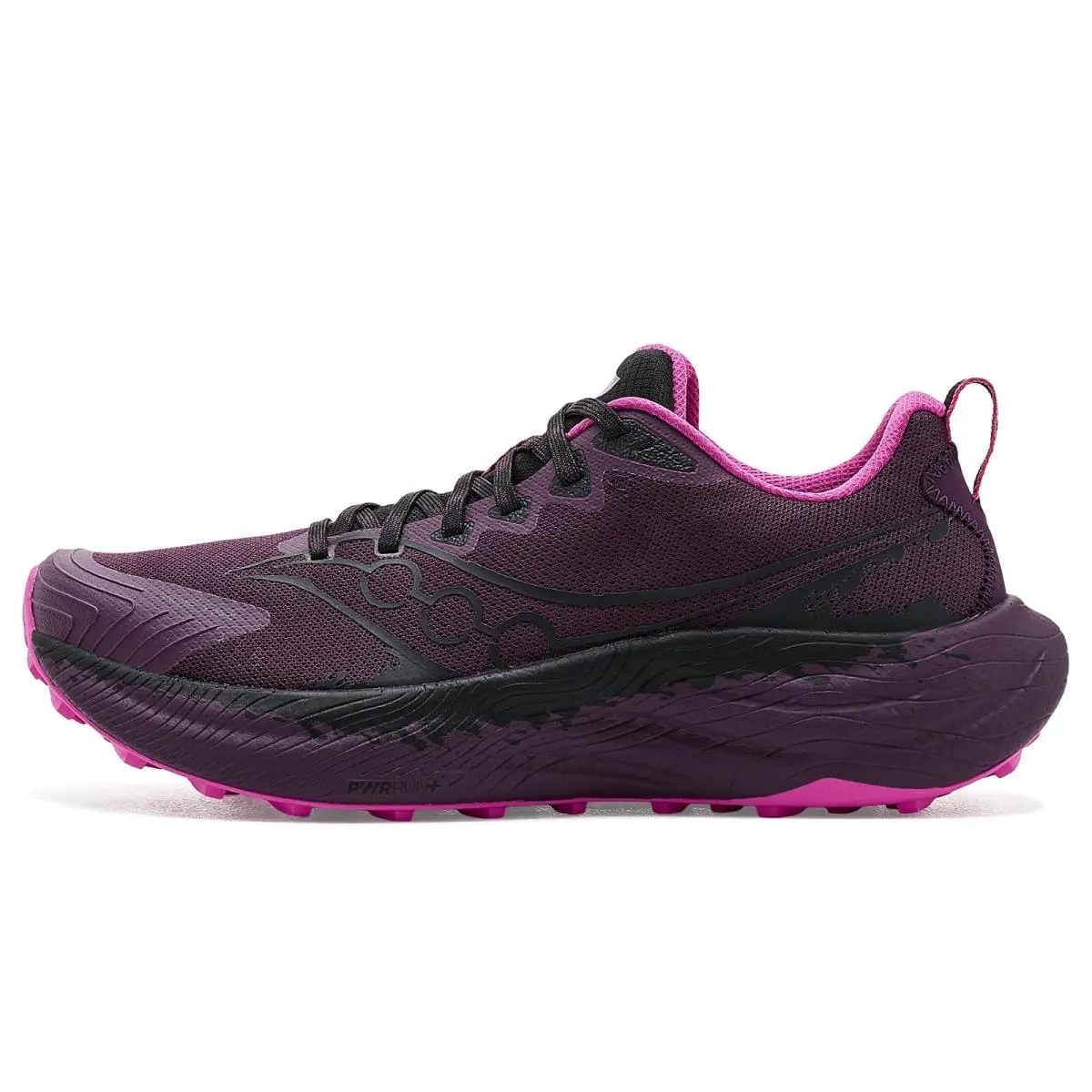 Saucony shoes - Eggplant/Black 9