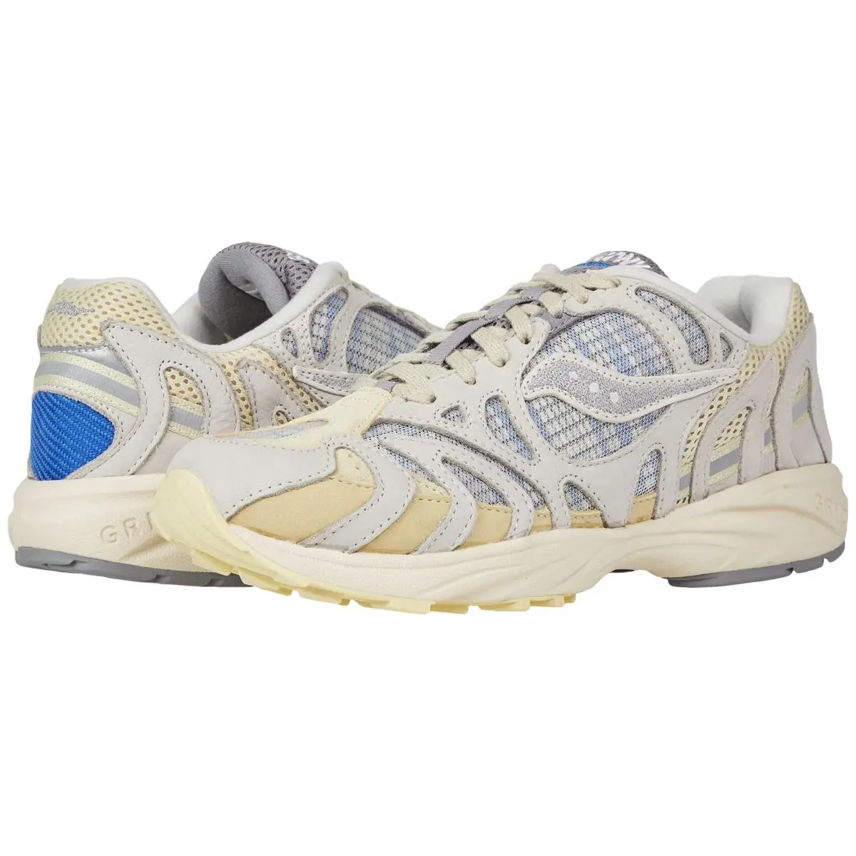 Saucony shoes - Tan/Blue 1