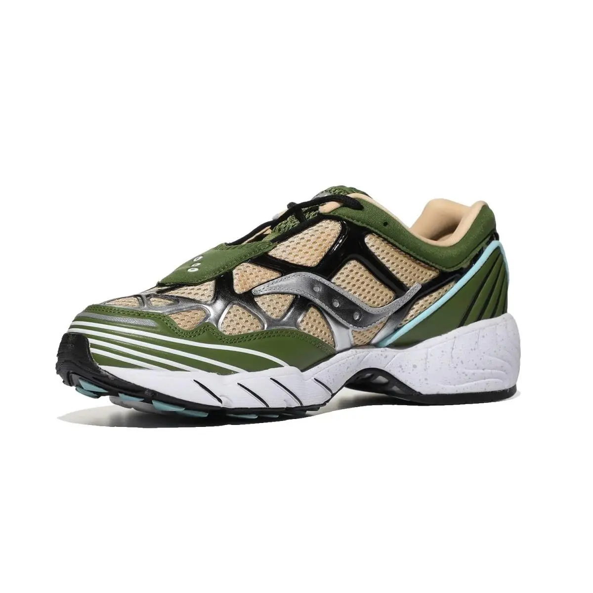 Saucony shoes - Tan/Black/Blue 1