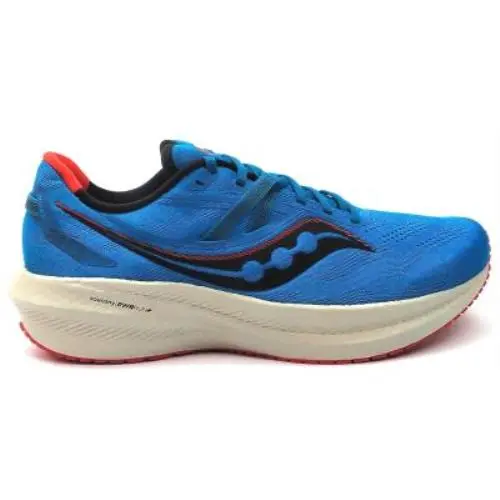 Saucony Men`s Triumph 20 Running Shoes Lace-up Lightweight Breathable Comfort
