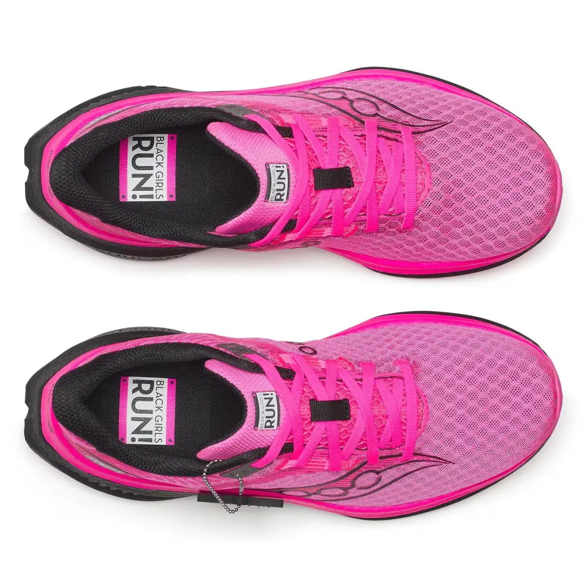 Saucony shoes - Hot Pink | Black 3
