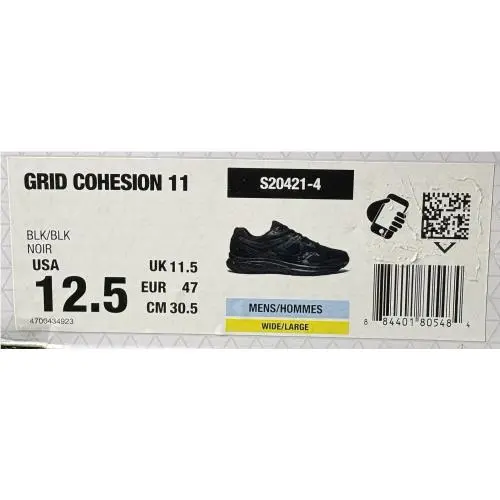 Saucony shoes - Saucony Grid Cohesion 11 - Grid Cohesion - S20421-4 - Black 11