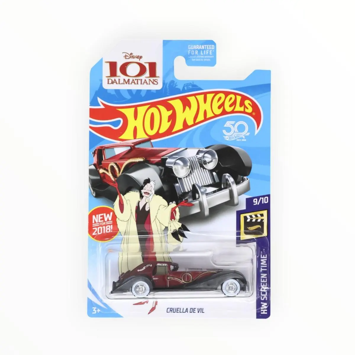 Hot Wheels Cruella de Vil - Super Treasure Hunt - 2018 A
