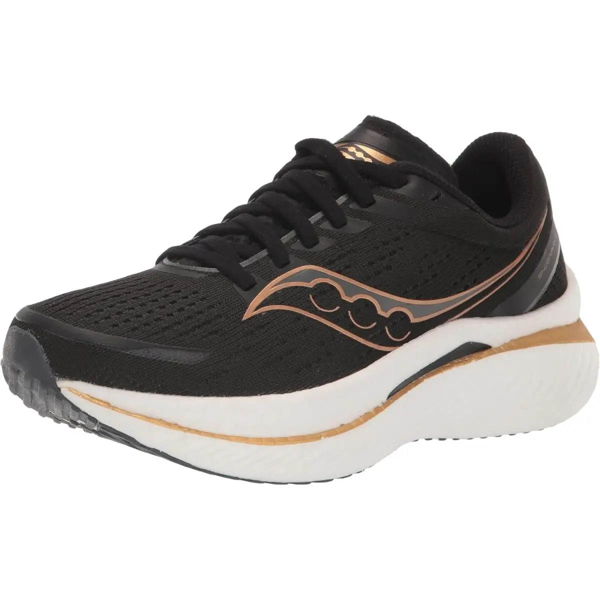 Saucony Endorphin Speed 3 Black Goldstruck Sneakers Shoes Women Sz 9.5