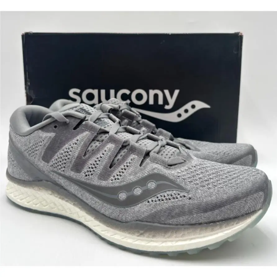 Saucony Freedom Iso 2 S20440-2 Men`s Running Shoes Gray US Size 9.5