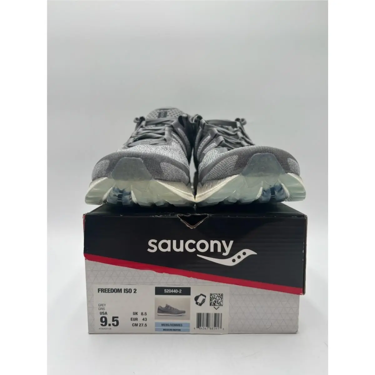 Saucony shoes - Saucony Freedom ISO 2 - Freedom ISO - S20440-2 - Gray 9