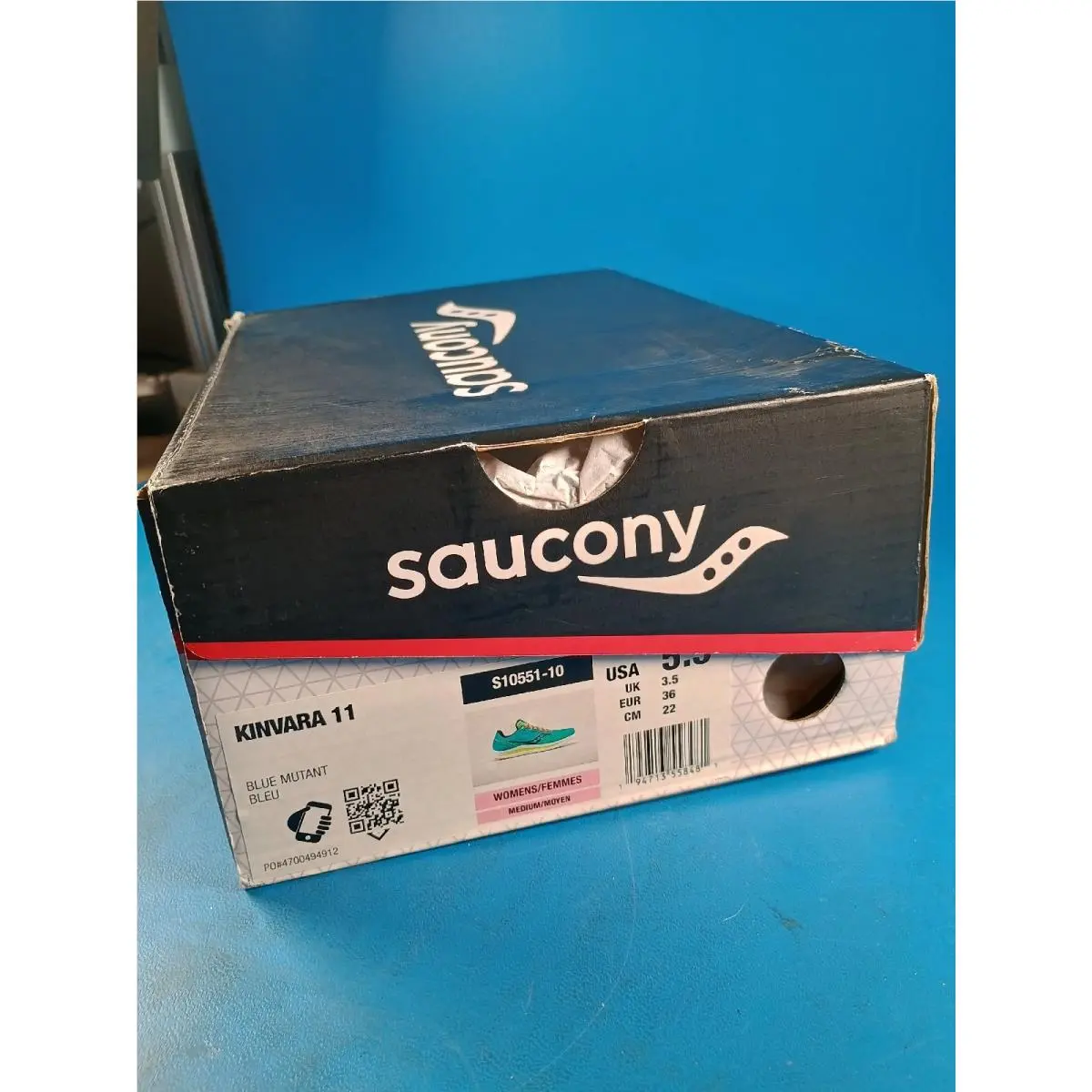 Saucony shoes - Saucony Kinvara 11 - Kinvara - S10551-10 - Aqua/Blue 0