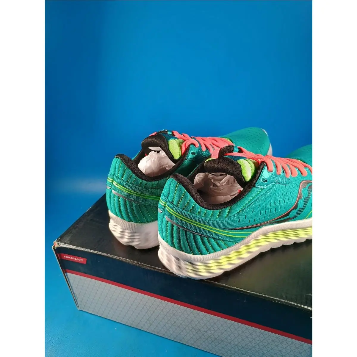 Saucony shoes - Saucony Kinvara 11 - Kinvara - S10551-10 - Aqua/Blue 6