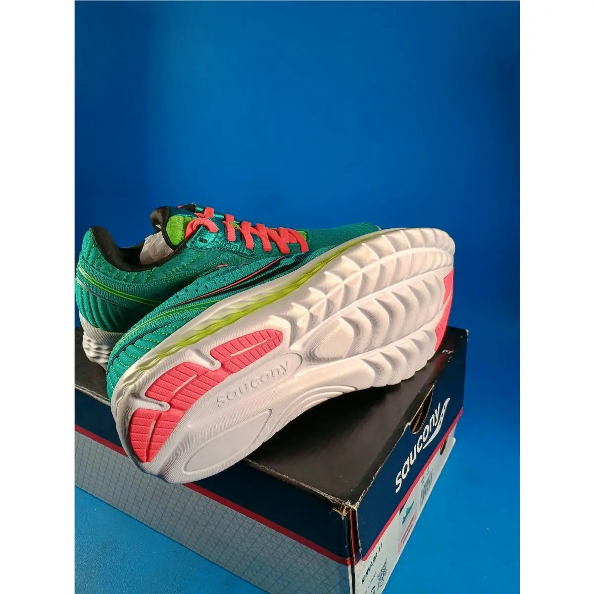 Saucony shoes - Saucony Kinvara 11 - Kinvara - S10551-10 - Aqua/Blue 7
