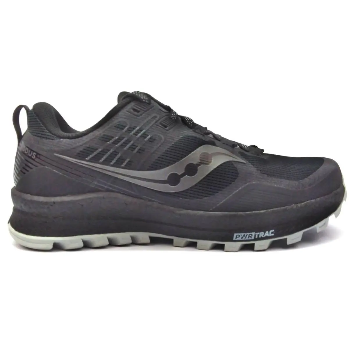 Saucony Men`s Xodus 10 Running Shoes Pwr-trac Black Comfort Sneaker Size 9 M