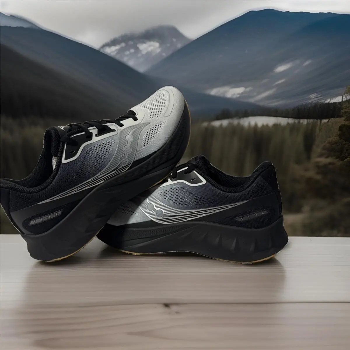 Saucony shoes - Saucony Tide 2 - Tide - S21012-100 - Black 7