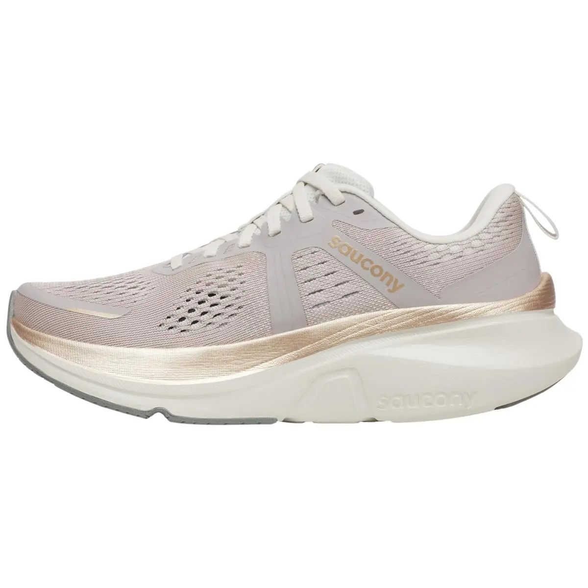 Saucony Women`s Guide 18 Sneaker Oat/quartz 9