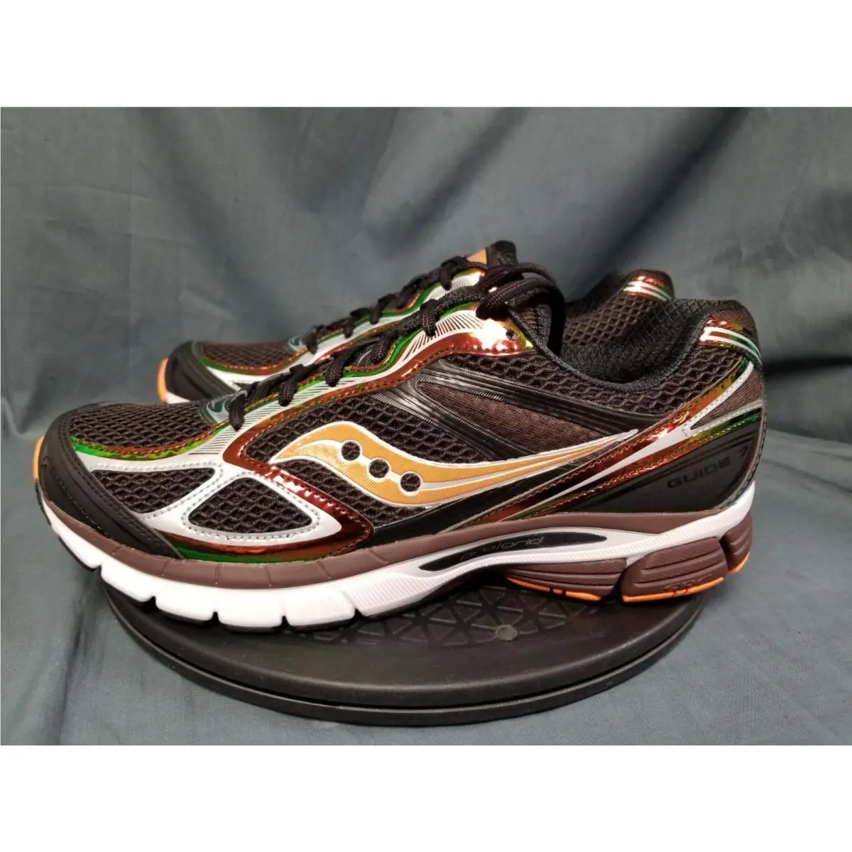 Saucony shoes - Saucony ProGrid Guide - ProGrid Guide - S71058-1 - Black/Multi (UPC: 195021768678) 3