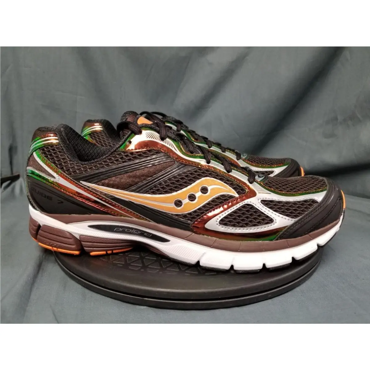 Saucony shoes - Saucony ProGrid Guide - ProGrid Guide - S71058-1 - Black/Multi (UPC: 195021768678) 7