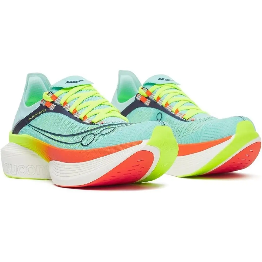 Saucony shoes - Saucony Endorphin Elite 2 - Endorphin Elite - S30994-131 - Splash / Fire (Green / Orange / Yellow) 4