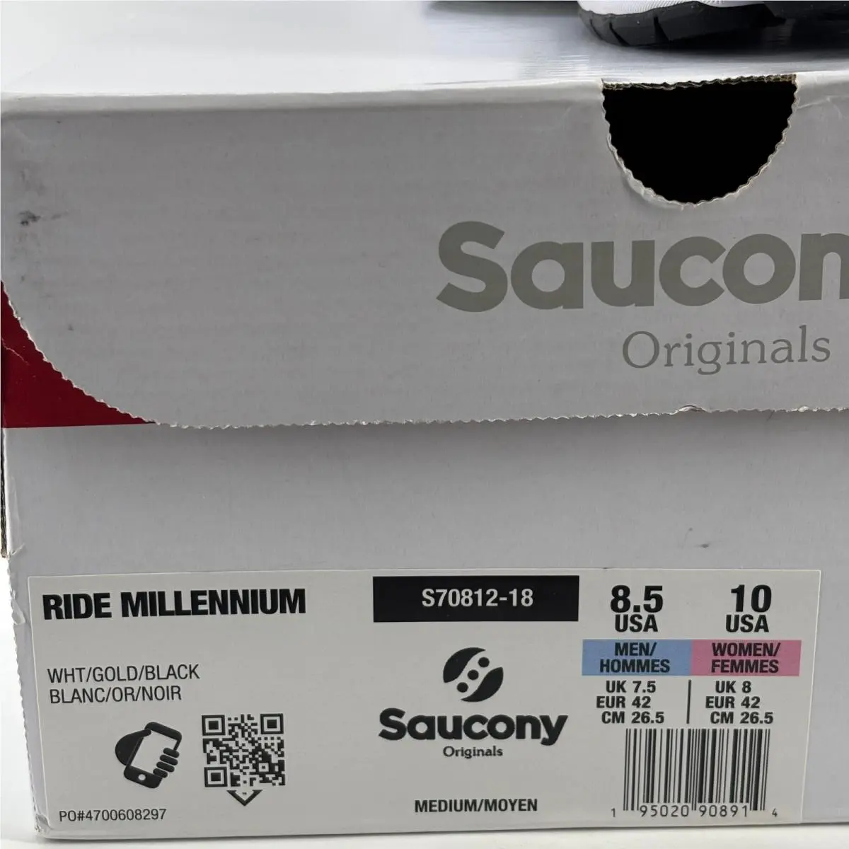 Saucony shoes - Ride Millennium - Ride Millennium - White 0