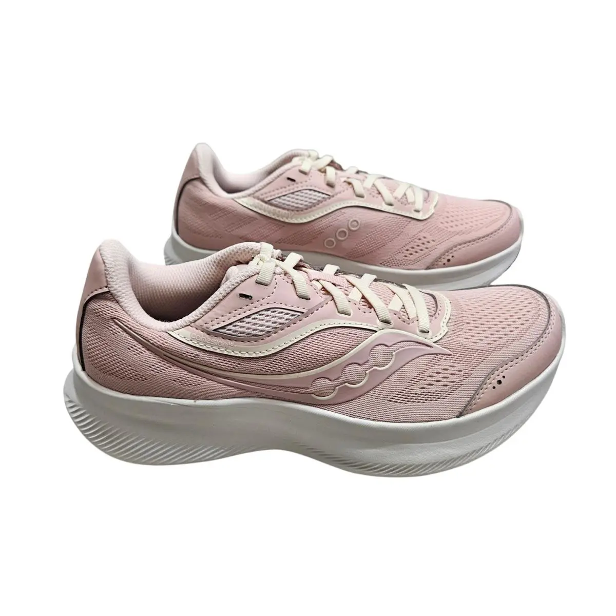 Saucony Cohesion 18 Running Shoes Womens Size 8 Pink Cream Athletic Sneakers