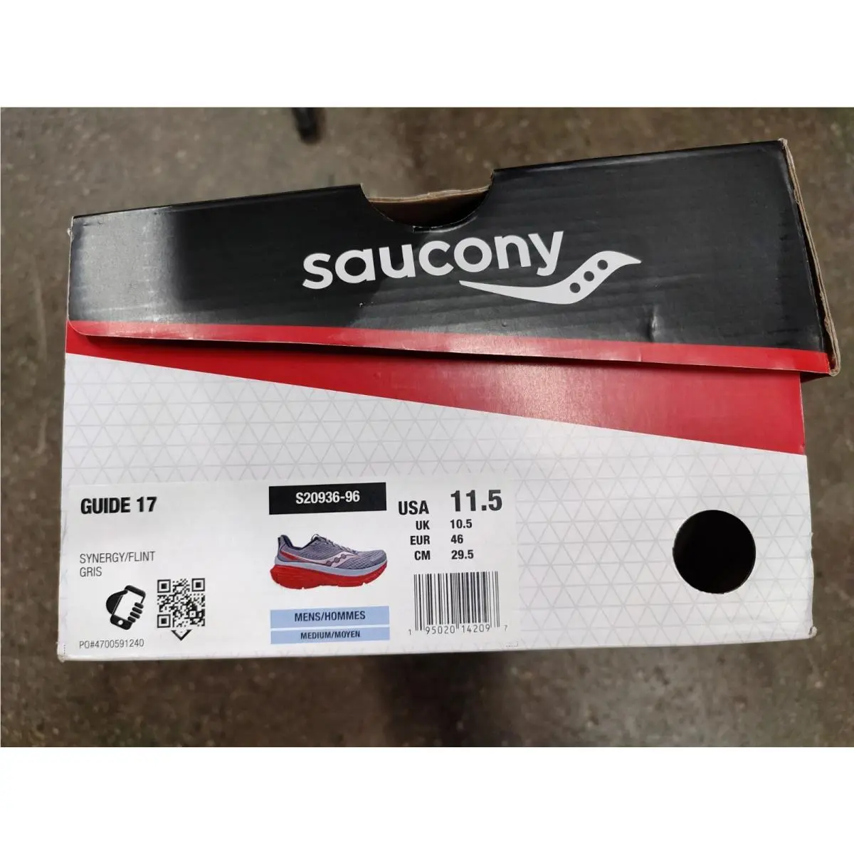 Saucony Guide 17 Men’s Synergy/flint Running Sneaker S20936-96