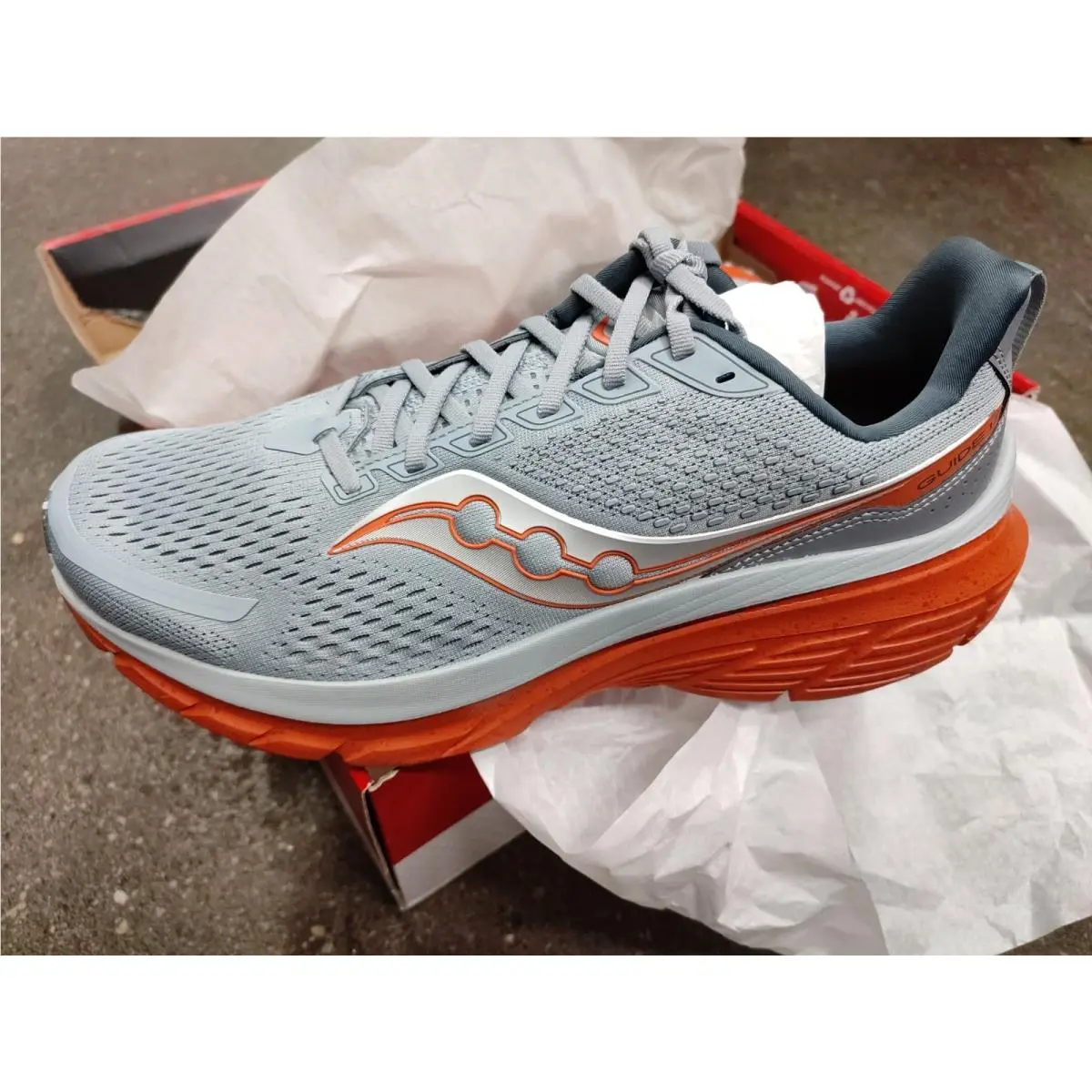 Saucony shoes - Saucony Guide 17 - Guide - S20936-96 - Gray (UPC: 195020142097) 0