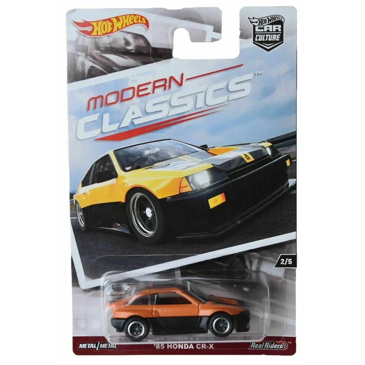 Hot Wheels Car Culture Modern Classics `85 Honda Cr-x 2/5