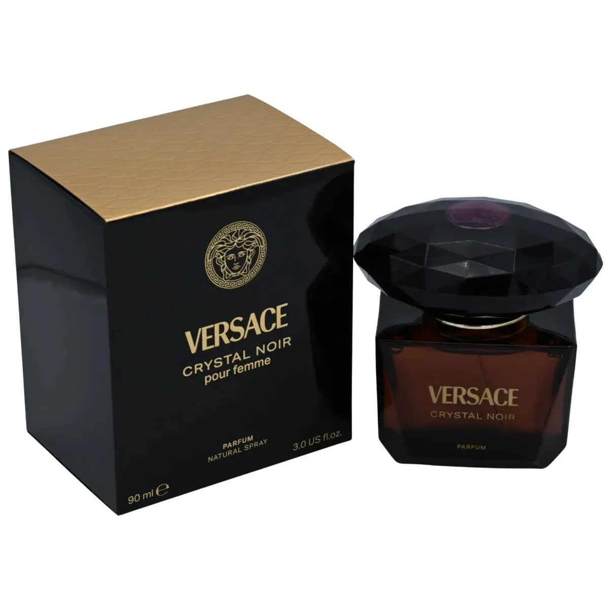 Versace Crystal Noir Parfum Spray For Women 3.0 fl oz 90 ml by Versace