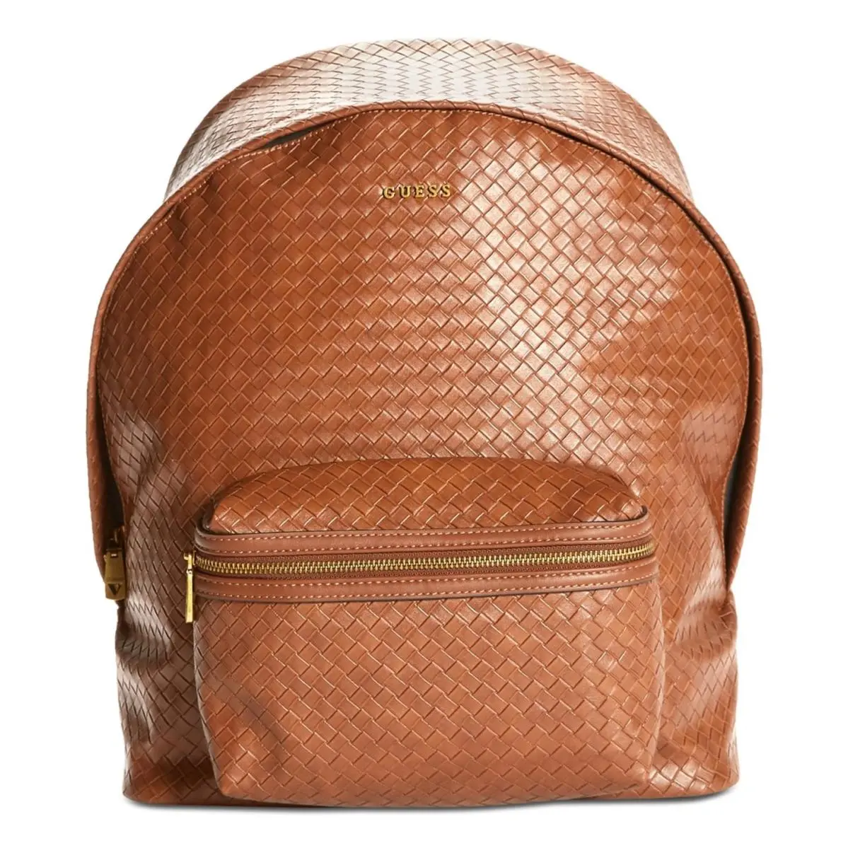 Guess Men`s Compact Embossed Snakeskin Faux-leather Backpack In Brown
