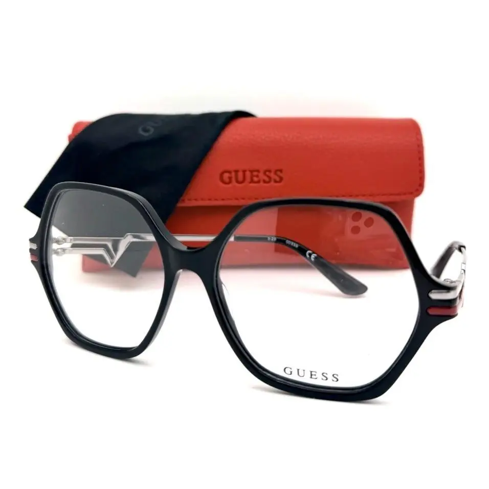 Eyeglasses GU 2831 001 Black 59-16-135 with Case by Guess