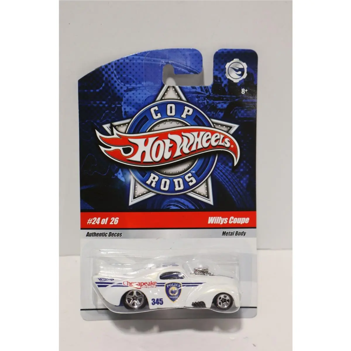Hot Wheels Cop Rods `41 Willys Coupe 24/26 Chesapeake VA Rare