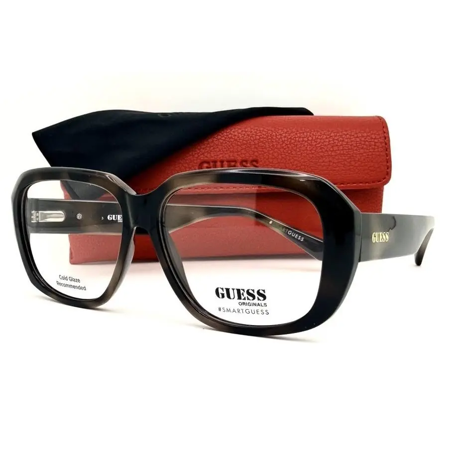 Eyeglasses GU 8240 053 Blonde Havana 58-14-140 with Case by Guess