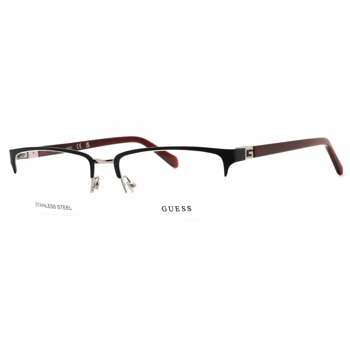 GU50191 002 Matte Black 58mm Eyeglasses by Guess