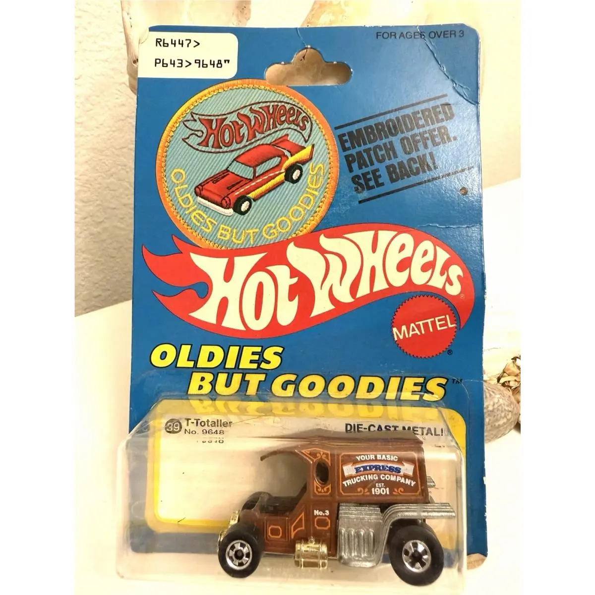 Hot Wheels “oldies But Goodies” Brown T-totaller Blister Diecast