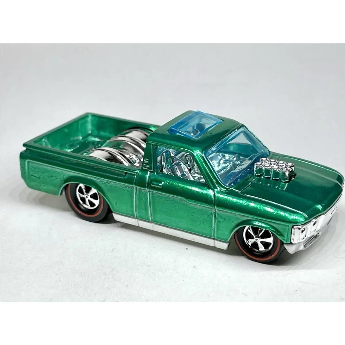 Custom Made Redline Hot Wheels Spectraflame Green 1972 Chevy Luv Truck