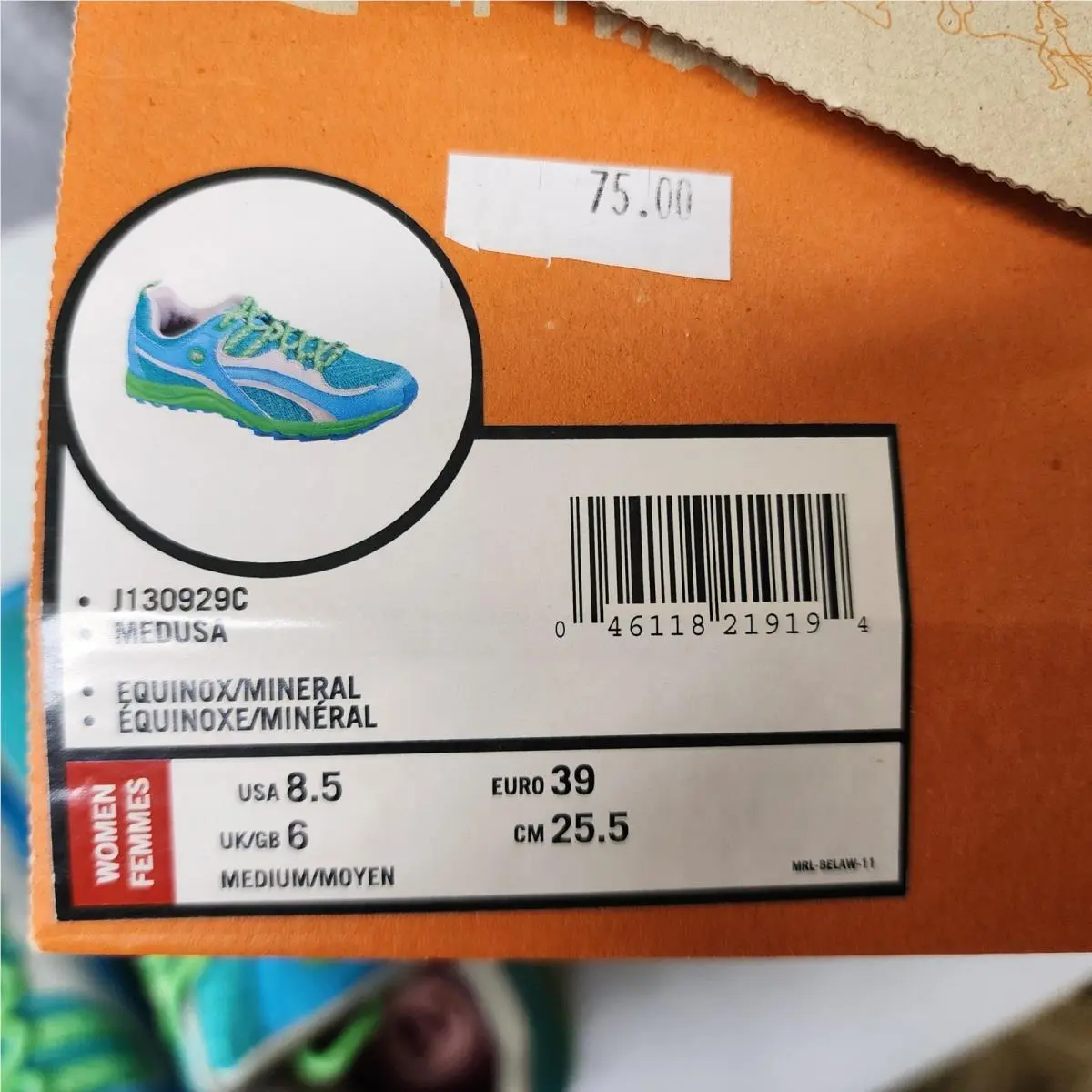 Merrell shoes - Medusa Equinox Mineral - Medusa Equinox Mineral - Blue 0