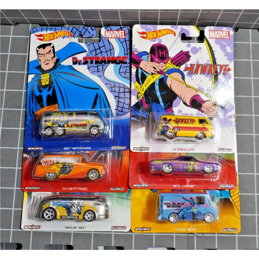 Hot Wheels 2016 Pop Culture Marvel Complete Set of 6