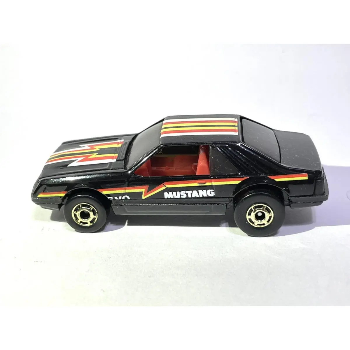 Vintage 1979 Hot Wheels Hot Ones Turbo Mustang Cobra Black