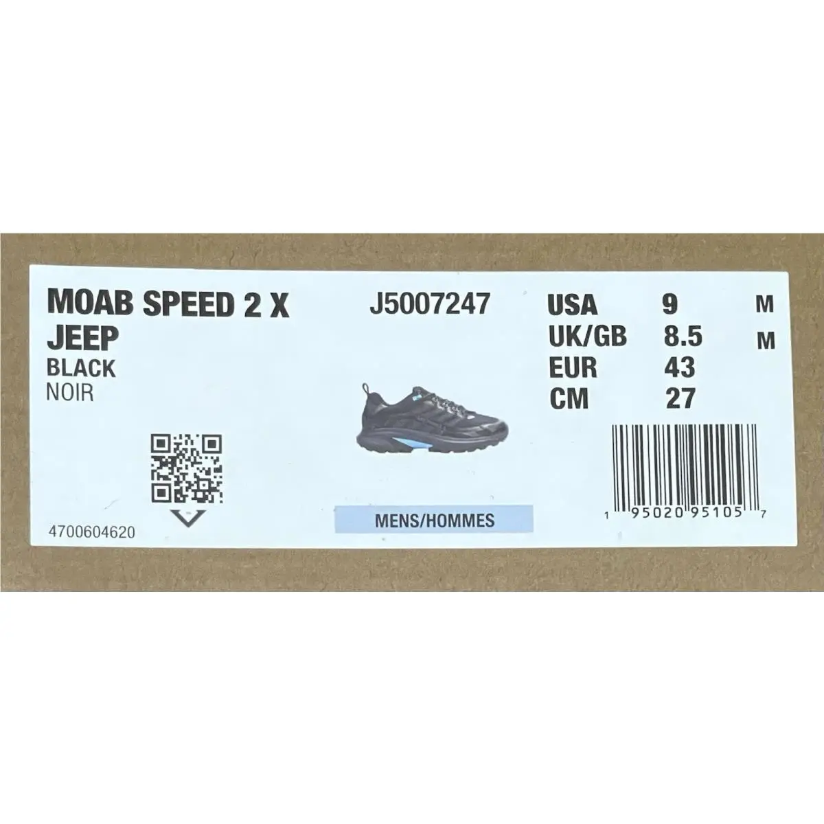 Merrell Moab Speed 2 X Jeep Black J5007247