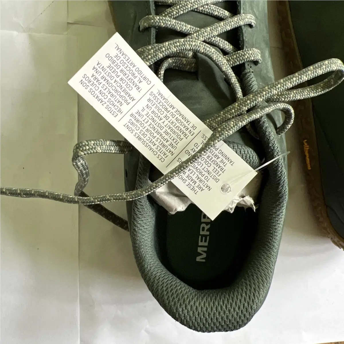 Merrell shoes - Merrell Vapor Glove 6 LTR - Green (UPC: 195019575240) 6