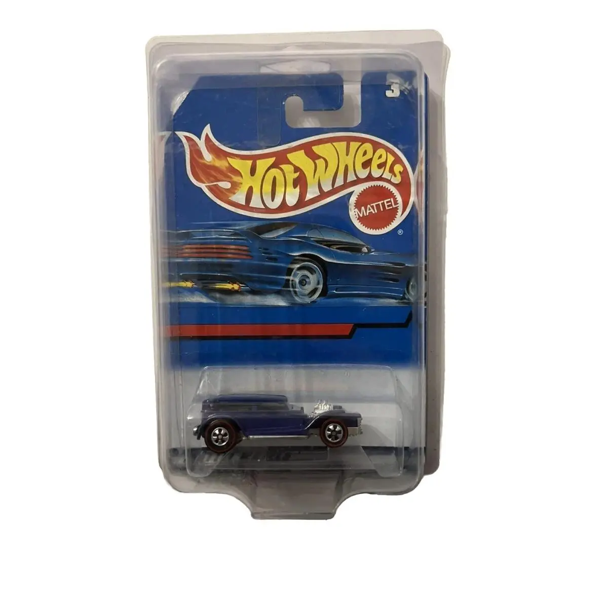 Hot Wheels The Demon Blue Redline Wheels 1:64 Scale Die-cast Mattel 1997