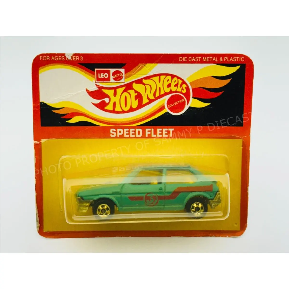 Hot Wheels Leo India Blackwall Fiat Ritmo Teal Red Stripe in Blisterpack