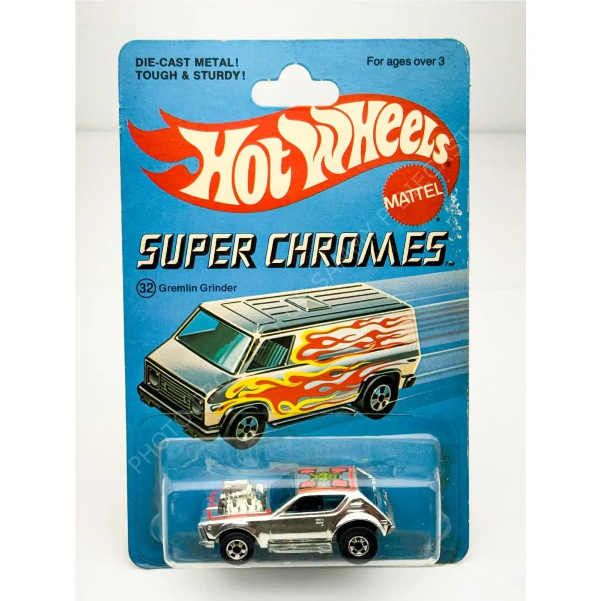 Hot Wheels Blackwall Gremlin Grinder Super Chromes in Blisterpack