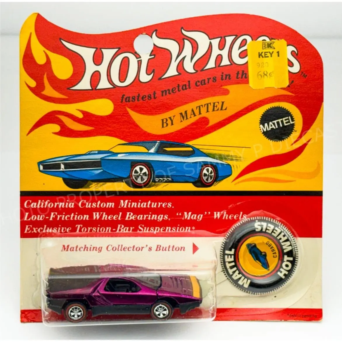 Hot Wheels Redline Carabo Magenta US Black Interior in Blisterpack