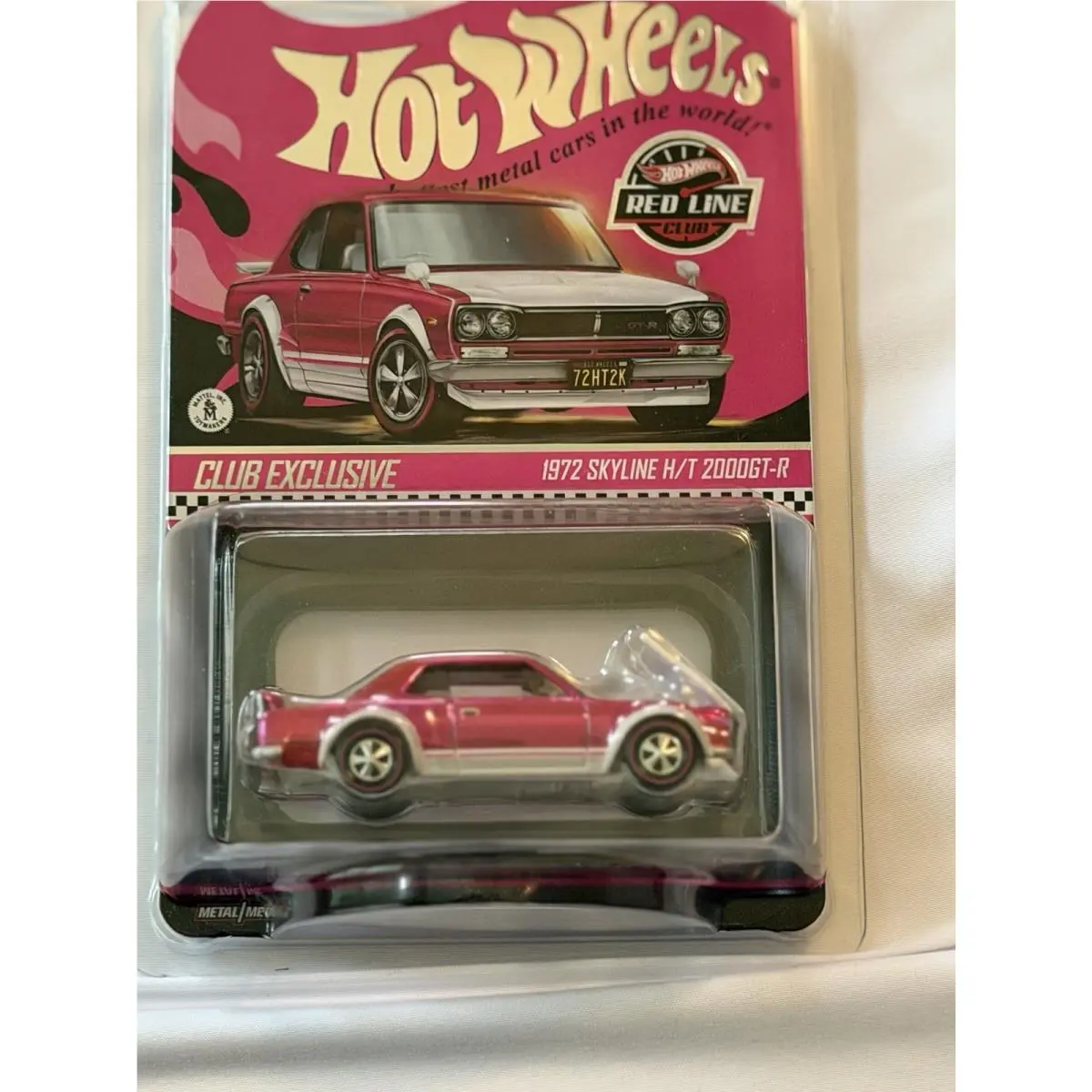 Hot Wheels Rdl Exclusive 1972 Nissan Skyline H/t 2000GT-R Pink JKC01 1 64-new