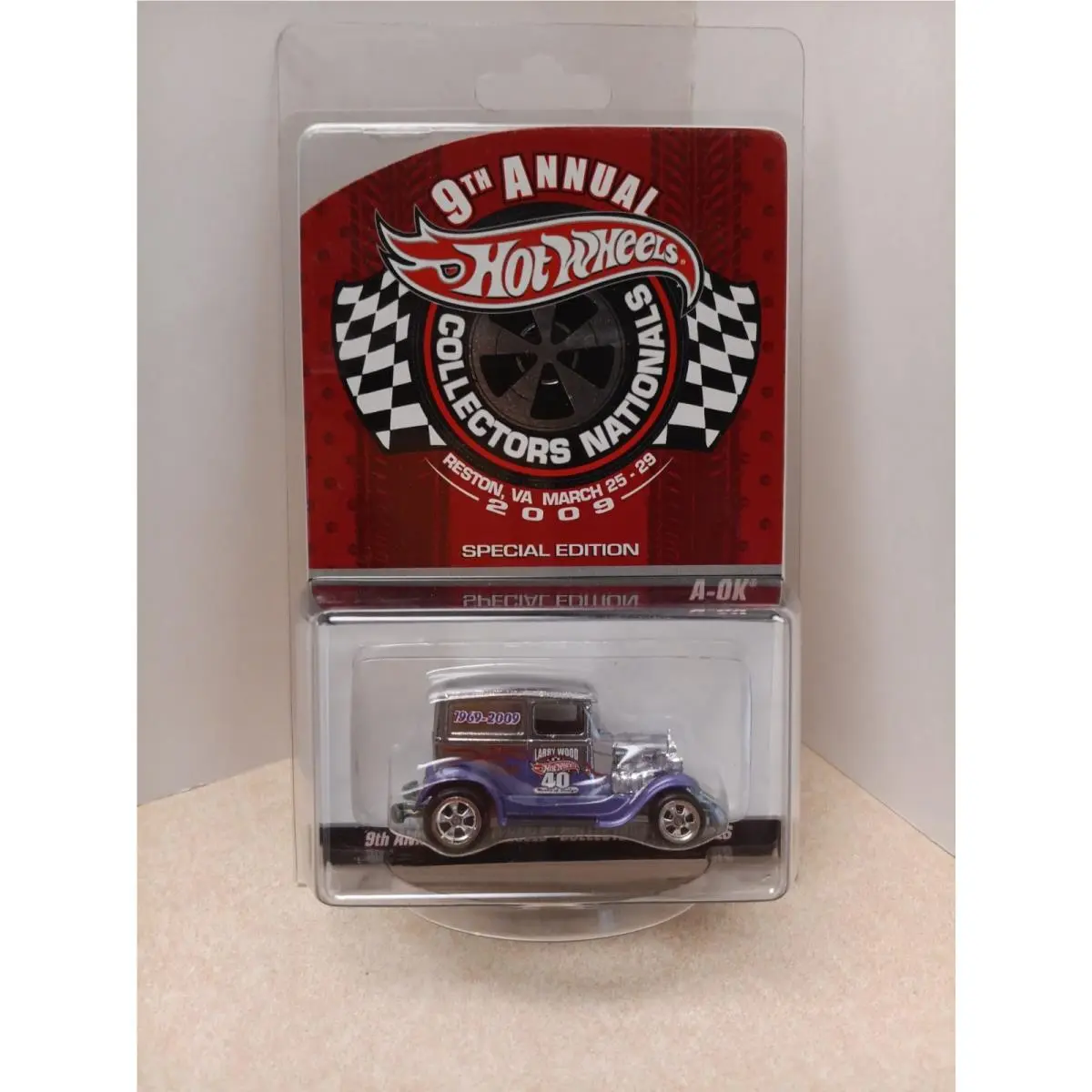 2009 Hot Wheels 9th Annual Collector Nationals A-ok 717/2500 Special Edition