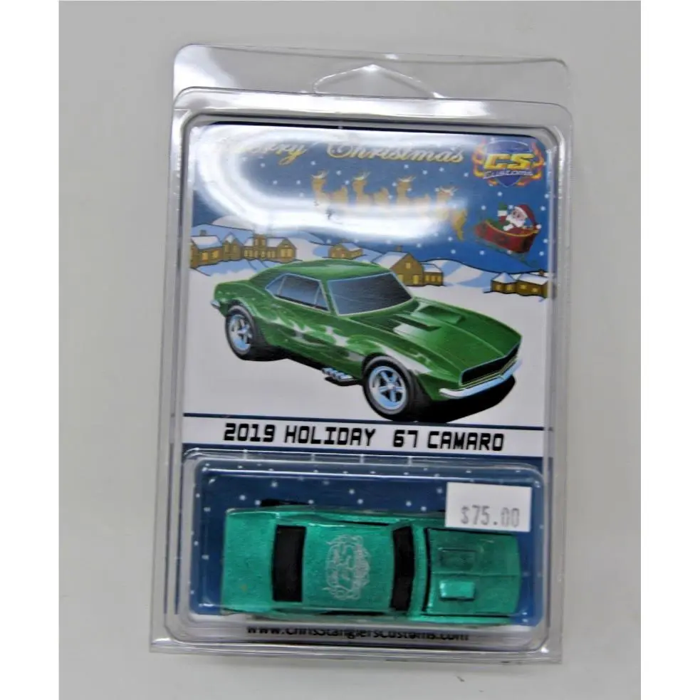 Hot Wheels `67 Camaro Chris Stangler CS Customs 2019 Holiday Christmas RR